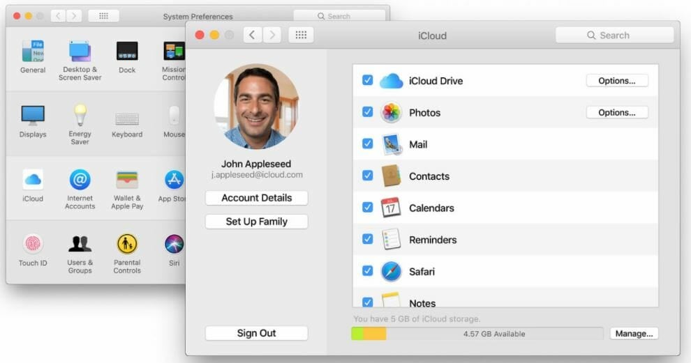 apple icloud macos cloud storage